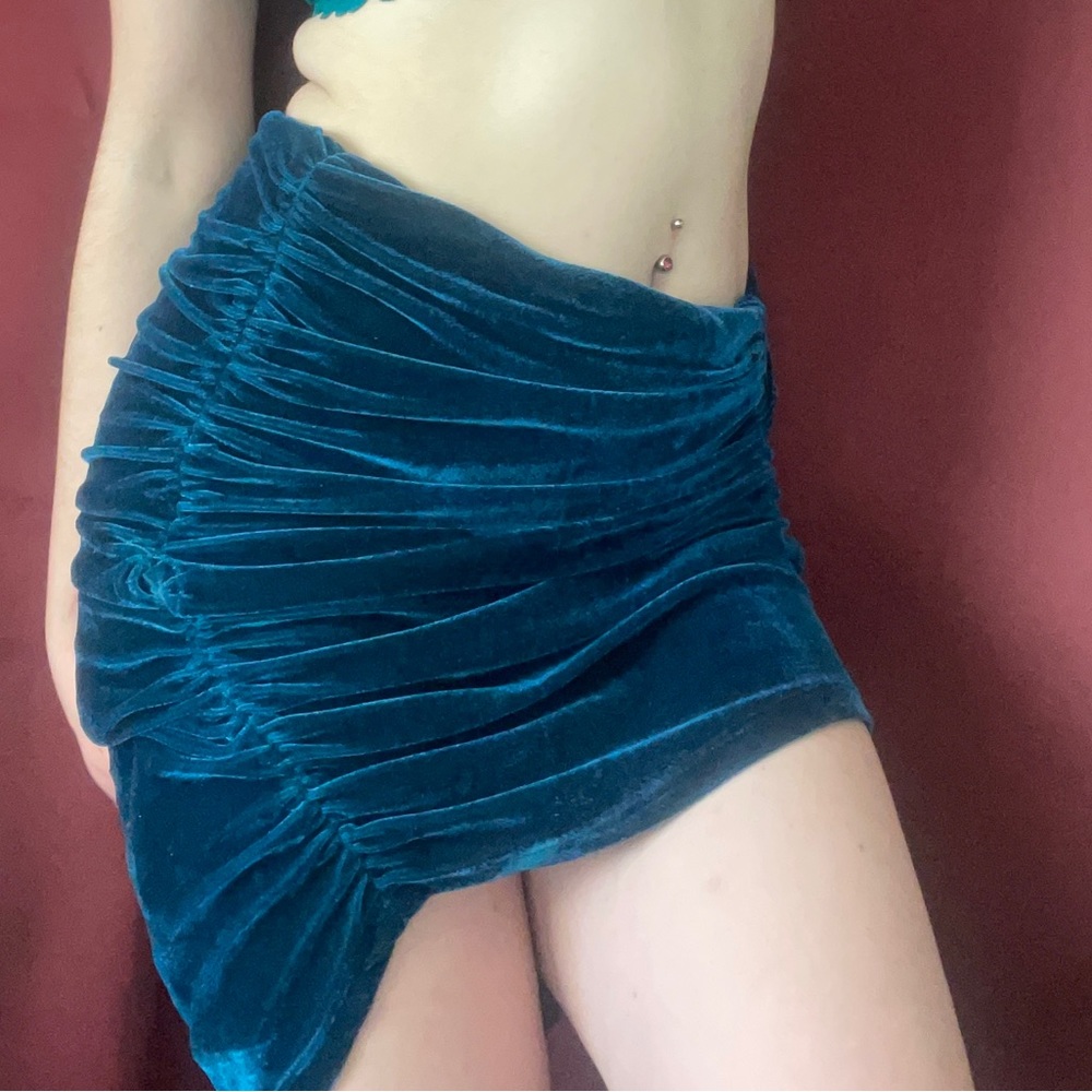 velvet skirt/MEDIUM/ shein
